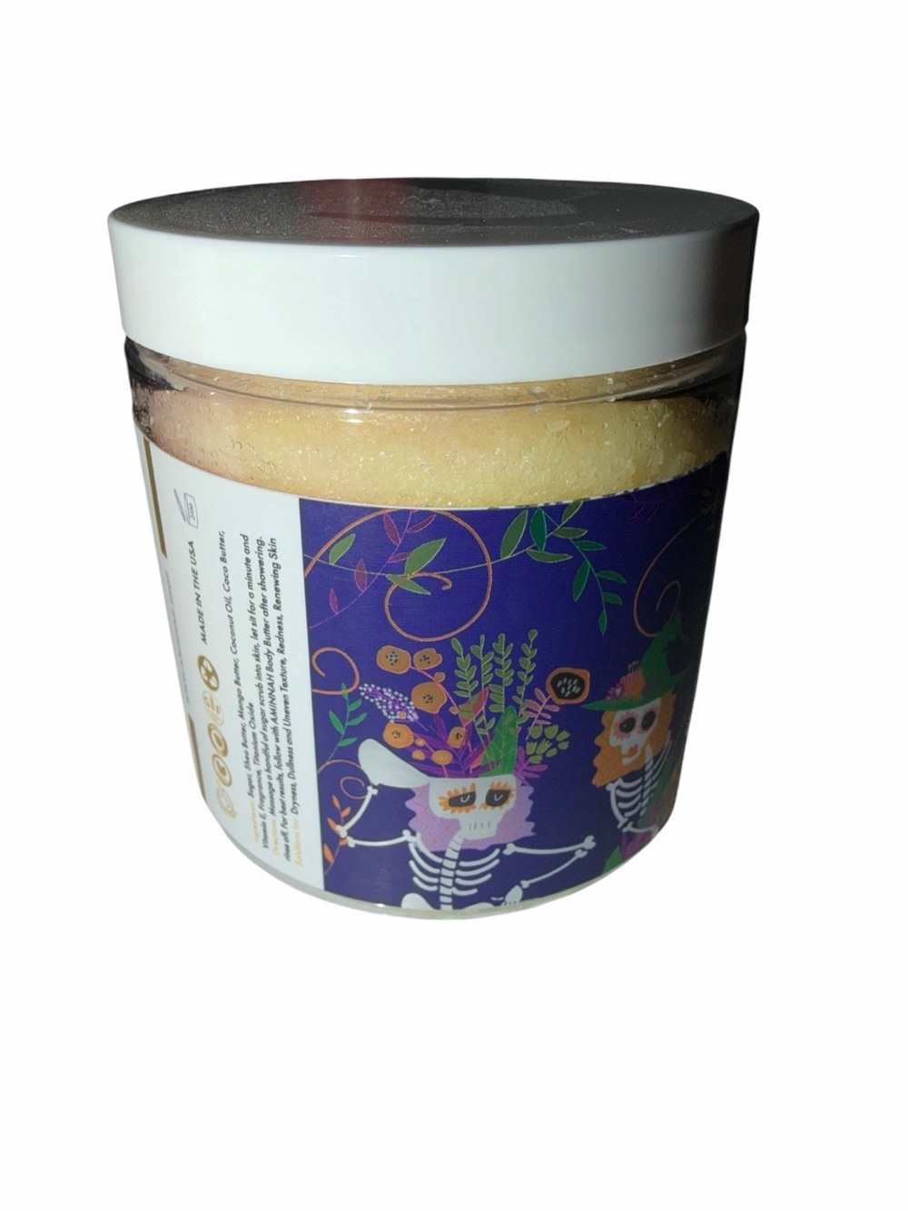 AMINNAH Ghouls Night Out Sugar Scrub - Pink and Peach Exfoliant - Picture 2 of 2